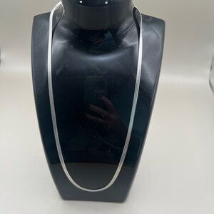 Silver Necklace 18” + 2” Extender